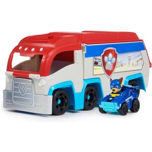 PAW Patrol: The Mighty Movie, Pup Squad Patroller Toy Truck, with Collectible Mighty Pups Chase Pup Squad Toy Car, Kids Toys for Boys & Girls Ages 3+