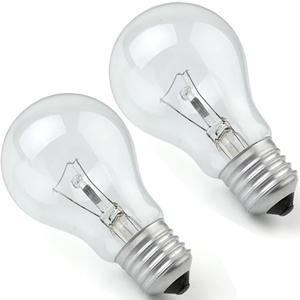 75 Watt Clear Incandescent Light Bulb, A19 Incandescent Bulb Light Bulb, 110-130V,2700K Soft White Dimmable, E26 Medium Base - 2 Count