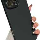 Caseative for iPhone 16 Pro Case,Solid Color Full Camera Lens Protection Phone Case (Grey)