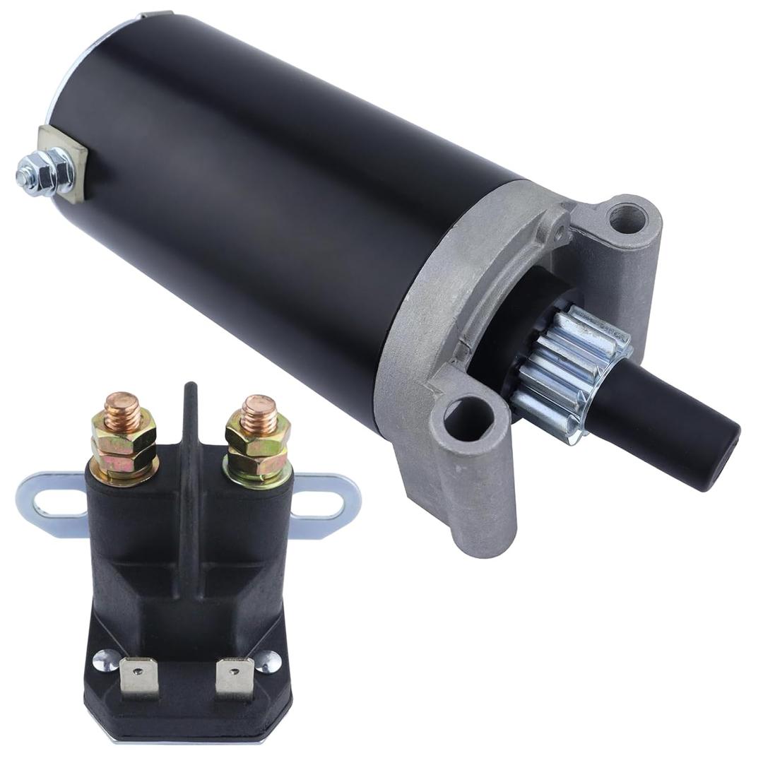 Starter & Relay for Kohler for Cub Cadet LT1045 LT1046 05-06, i1046 i1050 06-12, LTX1046 09-14, LTX1042 LTX1050 RZT 42 46 50 54 11-13, 1999-1140051 3209801 3209803 3209804 32-098-01-S