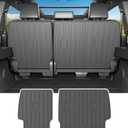 powoq 5 Seats Cargo Mat Compatible with 2025 2026 Toyota 4Runner Trunk Mat (No Hybrid EV & i-Force MAX) Cargo Liner TPE Back Seat Protector Trunk Liner Replacement for 2025 2026 4Runner Accessories