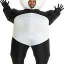 Morph Inflatable Panda Costume for Adults, Blow Up Panda Outfit, Halloween Costume for Adults, One Size fits Most