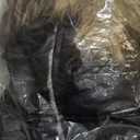 PETLESO Dog Coat for Small Dogs, Dog Leather Jacket Waterproof Windproof, Double Layer Warm Dog Winter Coat with Plush Lined, Black S