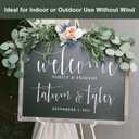 DANMO Easel Stand for Wedding Sign Poster 63'' Instant Display Floor Adjustable Metal Art Easel White