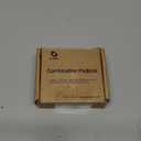 DELSWIN 4 Digit Combination Disc Padlock with Hardened Steel Shackle Combo Lock for Sheds, Storage Unit, School Gym Locker and Fence (Black,1Pcs)