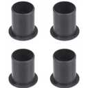 uxcell Flanged Sleeve Bearings 17mm Bore 19mm OD 25mm Length POM Wrapped Oilless Bushings Black 3pcs