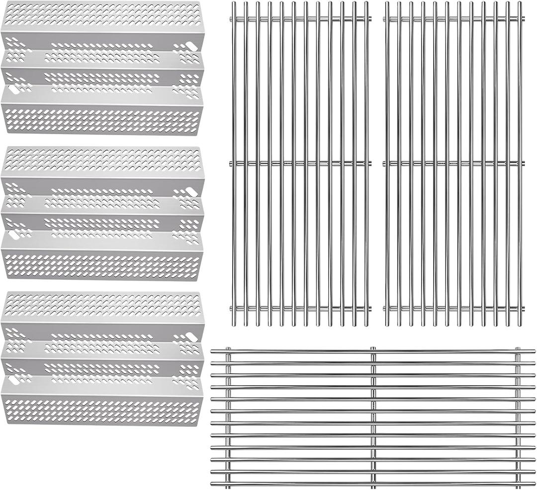 92461 Stainless Steel Heat Plate with 36-B-11 Cooking Grates Replacement for American Outdoor Replacement Grill Parts 36NB 36PC 36NB-00SP