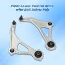 LABLT K622839 K622838 CMS301171 CMS301170 Front Lower Control Arms with Ball Joints Pair Replacement for Altima 2015-2018 Replacement for Maxima 2016-2023