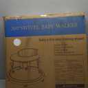 Baby Walker Foldable with 9 Adjustable Heights, Baby Walkers and Activity Center for Boys Girls Babies 6-12 Months, Baby Walker and Bouncer Combo with Wheels Portable Anti-Rollover