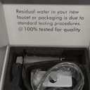 Waterfall Bathroom Faucet Single Handle Stainless Steel Lavatory Commercial Modern Bathroom Sink Faucets Basin Vanity with Deck Plate Fit for 1 & 3 Hole,Polished Chrome