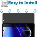 for Motorola G Stylus 5G 2022 Anti-Spy Tempered Glass, [2 Pcs] 9H Hardness Anti-Scratch Anti-Peeping Privacy Screen Protector Proteceive Film for Motorola G Stylus 5G 2022 Phone