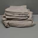 Litanika Comforter King Size Set Khaki - 7 Pieces Bed in a Bag King Bedding Comforter Sets, Plain Lightweight Bed Set with Comforter, Sheets, Pillowcases & Shams (King (104"x90"))