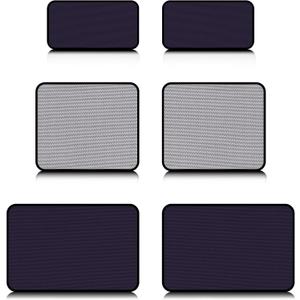 ZATOOTO Static Cling Car Window Shades 6Pack, Side Window Sun Shade Sun Blocker for Baby Car Windshield Sunshade for DriverReinforced FrameAnti-Glare (15.7 * 7'', 15.7 * 13.8'', 20.9 * 13.8'') (6pcs set)