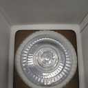 Glass Dome Essential Oil Diffuser with Glass Reservoir & Wood Base-Plastic Free, 200ml Ultrasonic Diffuser for Aromatherapy with Timer 7 Color Light Auto-Off for Home Office Yoga Dark Brown