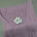 2 Pack Dog Sweaters for Medium Dogs Winter Turtleneck Pullover Cable Knit Fleece Stretch Frenchie Dachshund Pug Corgi Beagle Boy Girl Pet Clothes (M, Pink & Purple)
