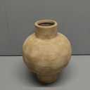 Rustic Terracotta vase (Vintage Yellow 19.5cm)