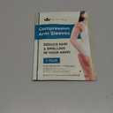 KEMFORD Lymphedema Compression Arm Sleeves for Women - 15-20 mmHg, With Silicone Grip, 1 Pair, Black, S/M - Arm Support for Swelling & Edema