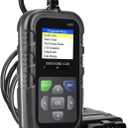 Car OBD2 Scanner Diagnostic Tool, Code Reader, Voltage Tester, Check Engine Light Fault Code, OBD2/EOBD for OBDII Protocol Car & Truck Since 1996+ (Black)