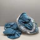 H.VERSAILTEX Modern Velvet Plush 4 Piece High Stretch Sofa Slipcover Sofa Cover Furniture Protector Form Fit Luxury Thick Velvet Sofa Cover for 3 Cushion Couch Width Up to 90 Inch (Sofa, Peacock Blue)