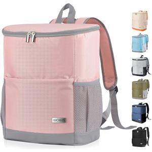Insulated Cooler Backpack Outdoor - Leak Proof Backpack Cooler 30 Cans, Waterproof Lightweight Cooler Bag for 12h Hot/Cold Retention - Soft Cooler for Travel, Camping, Beach, Lunch