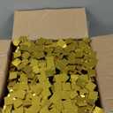 Gold Giltter Xmas Backdrop Panels 36pcs Birthday Shimmer Wall Backdrop for Christmas Party Wedding Engagement Parties Anniversary Decoration (6x6FT) (6FTx6FT)