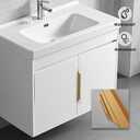 5 Pack 1000mm(39.3 Inch) Black Edge Finger Pull Drawer Door Cabinet Aluminum Alloy Long Concealed Furniture for Kitchen Bathroom