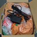 Joiedomi Christmas Inflatables Gingerbread Man with Candy Cane, Christmas Blow Ups Gingerbread Inflatable Yard Decoration with Build-in LEDs for Xmas, Party, Outdoor, Yard, Garden, Lawn Dcor