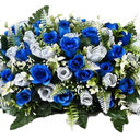 Cemetery Flowers | Realistic, Waterproof Artificial Rose | Faux Memorial and Gravesite Decor Flowers | For Headstones, Graves, Funeral Wreaths, Caskets, Gardens, Backyards, and Patios