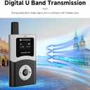 Retekess T130U(4nd Gen T130)Tour Guide System, Tour Guide Headsets(4TX 60RX) for Factory Visits, School, U-Band, Digital Mode, DSP Noise Reduction, 200M, Multi Channel Management, 60-Slot Charge Case
