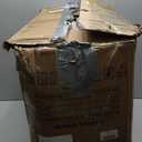 Ergonomic Office Chair with Footrest,Ultra Thick Reclining Desk Chair with Adjustable 2D Lumbar Support and Headrest,Spring Cushion,High Back Premium Mesh Computer Chair,Cream