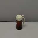 Generic 16oz/470ml Light-Blocking Dark Oil Sprayer for Cooking, 2 in 1 Olive Oil Dispenser Bottle, Premium Dark Amber Glass, Food-Grade Oil Mister for Air Fryer, BBQ (White)