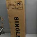 Tri-Fold Memory Foam Mattress, 4 inch Single Folding with Washable Covers, Reversible Design, Foldable Topper for Travel&Guests,25"x75"x4" (White)