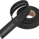 MECCANIXITY 1 Inch Single Fold Bias Tape Polyester Continuous Bulk Bias Tape for Sewing,Seaming Quilting Hemming Binding Crafts (Black 10 Yards)