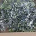 summer flower 8pcs Artificial Eucalyptus,Light Green Grey Outdoor UV Resistant Aritificial Bouguet for Decoration