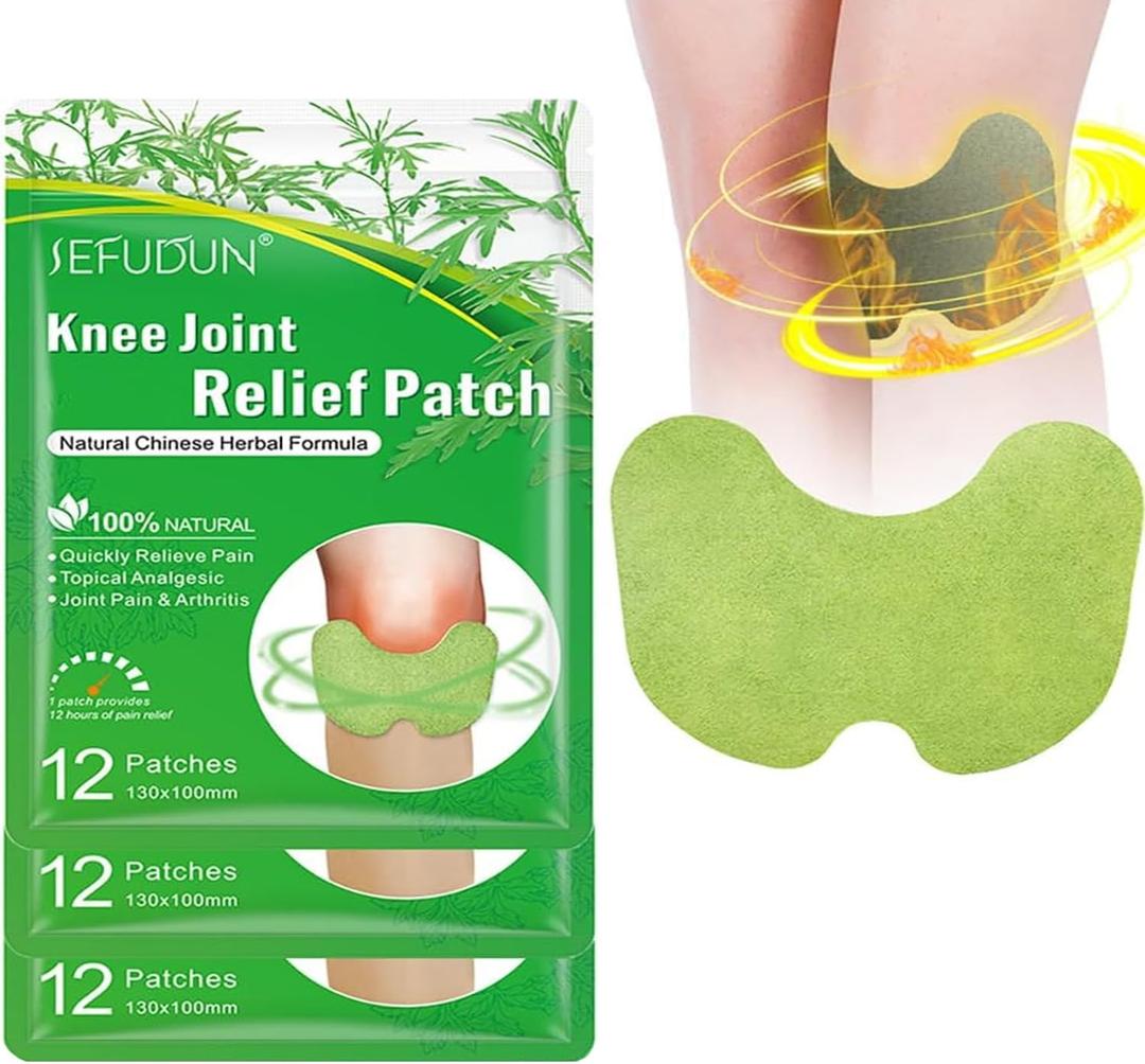 Herbal Natural Knee Patches, 36PCS Knee Relief Patches, Long-Lasting of Muscle and Joint Patches (3)