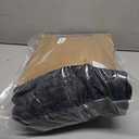 Human Dog Bed Cover - Luxury Faux Fur Giant Size Dog Bed Cover, 72"x40"x10", Dark Grey