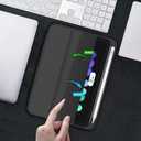 ZryXal for iPad Mini 7 Case A17 Pro 2024/iPad Mini 6 Case 2021 8.3 Inch with Pencil Holder, iPad Mini 7th/6th Generation Case with Soft TPU Back and Auto Sleep/Wake, Black