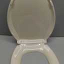 KOHLER 4636-RL-47 Cachet ReadyLatch Elongated Toilet Seat Slow Close, Soft Close Toilet Seat Quiet Lid, Contoured Grip-Tight Bumpers Installation Hardware, Apartment Essentials. Almond