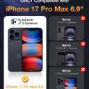 Diaclara Magnetic Designed for iPhone 17 Pro Max Case Full Body Bumper,[Compatible with MagSafe] Military Drop Proof Cover with Built-in Privacy Screen Protector,Black