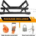Adjustable Semi Truck Spare Tire Rack