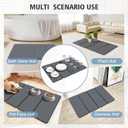 Large Stone Drying Mat for Kitchen Counter, HQAUT Quick Dry Stone Dish Drying Mat, Super Absorbent Diatomaceous Earth Drying Pad, Foldable, Easy to Clean (2416") (23.2" x 15.7")