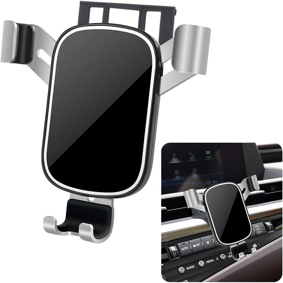 LUNQIN Car Phone Holder for Lexus ES 2019 2020 2021 350 300h 250 Auto Interior Accessories, Best Cell Phones Mount, Cellphone Mobile Cradle Charging Navigation Bracket Air Vent Screen, Stand Accessory
