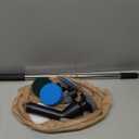 Leebein Electric Spin Scrubber, Cordless Cleaning Brush for Bathroom Shower Tub, IPX7 Waterproof Power Scrubber with 7 Brush Heads, Extendable Long Handle and 2 Speeds Scrubber for Bathtub Floor (Black)