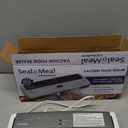Seal-a-Meal Manual Vacuum Sealer with Compact Design, Hands-Free, Seal Indicator Lights, FSSMSL0160-000