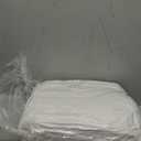 HYLEORY Queen Mattress Pad Quilted Fitted Mattress Protector Cooling Pillow Top Mattress Cover Breathable Fluffy Soft Mattress Topper with 8-21" Deep Pocket (White)