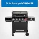 Uniflasy Cast Iron Cooking Grates for Dyna glo DGH474CRP DGH483CRP DGF493BNP DGF493PNP-D DGB495SDP DGB495SDP-D DGB493SPB DGB463CNP DGB494SPB 70-01-911 70-02-656 Cooking Grid Replacement Part Kit
