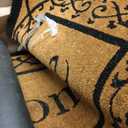 Calloway Mills 120073672WELC Heavy-Duty Extra-Large 3' X 6' Doormat (Natural, Black)