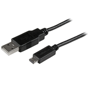 Micro USB Charger Cable 6 Ft, Black