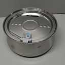 KittySpout Stainless Steel Cat Water Fountain Automatic Drinking Fountain, Quiet Circulating Water Bowl, Dishwasher Safe, Indoor Pet Fountain for Hydrated Healthy Cats (Stainless Steel, 4L Corded)