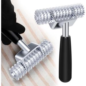 WILLBOND Carpet Seam Roller Grooming Carpet Pile Roller Seaming Spiked Star Rugs Wheel for Seamless Installation of Mats in Hotels, Homes, Conference Rooms